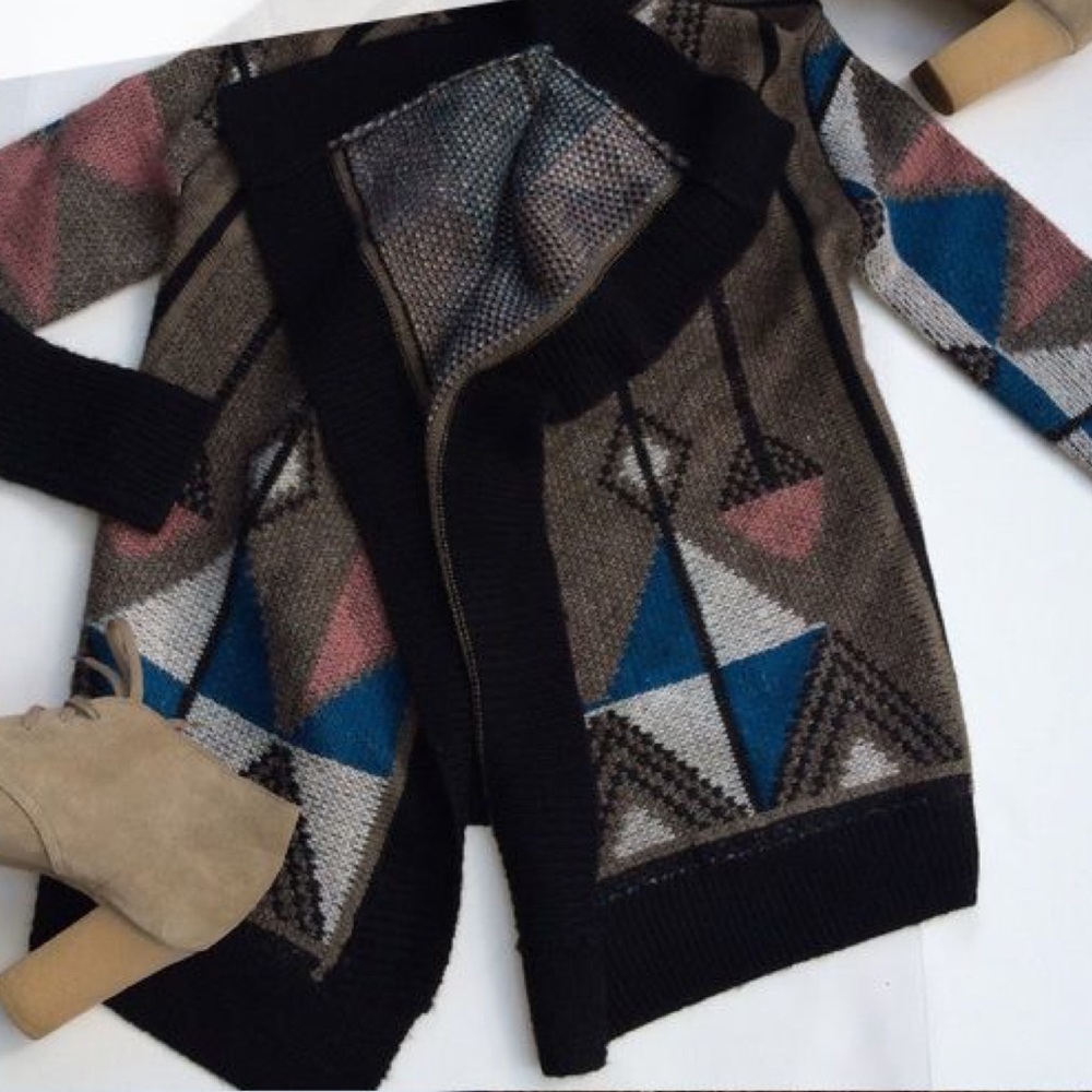 Jack by BB Dakota Aztec cardigan - Picture 1 of 4